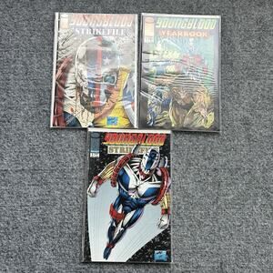 Vintage Youngblood Comic book #1, 2 Image comics Lot Of (3) Strikefile, Yearbook